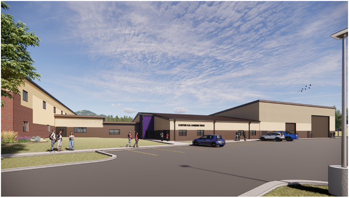 Custer Jr-Sr High School CTE Addition
